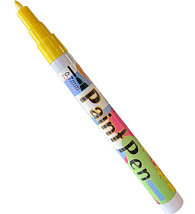 Маркер краска Flysea Paint Marker FS-177 с тонким наконечником (0,7 мм), желтый